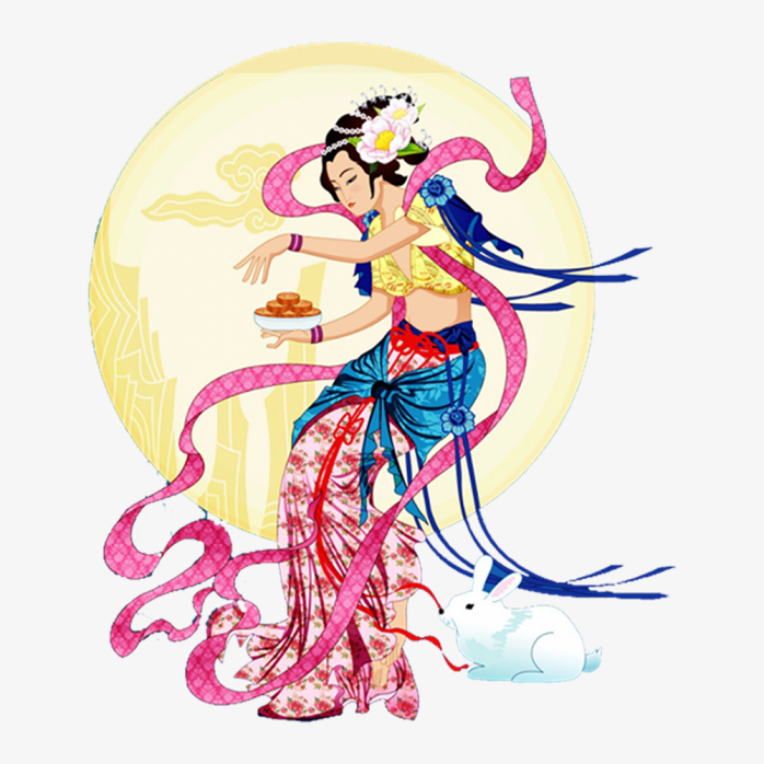 中秋节免抠素材人物