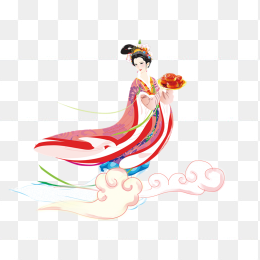 中秋节嫦娥免抠素材