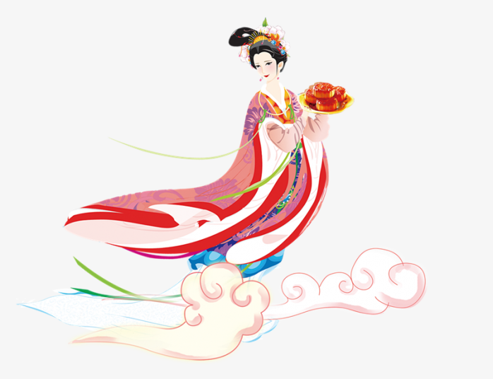 中秋节嫦娥免抠素材