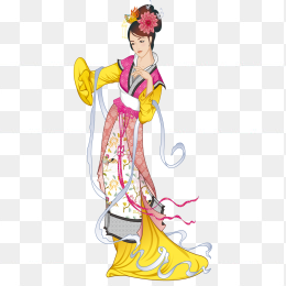 中秋节嫦娥免抠素材图案