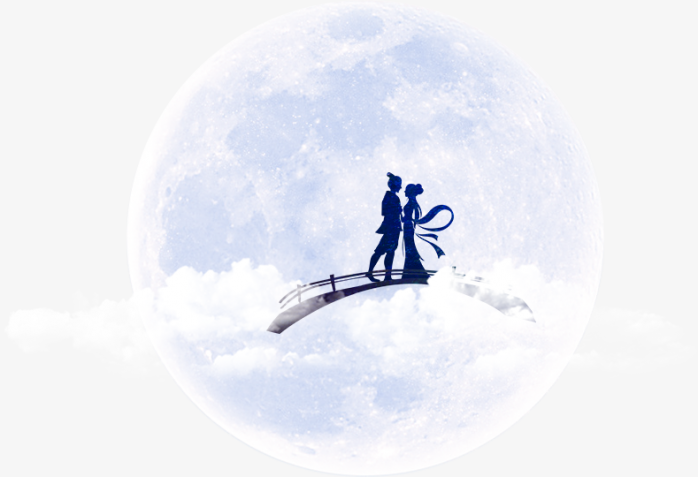 七夕情人节免抠素材图