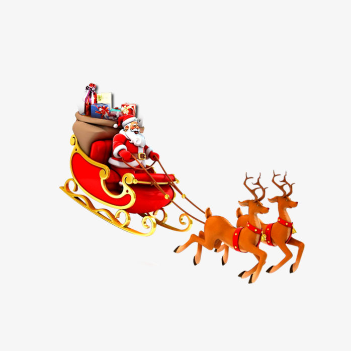 圣诞老人骑车