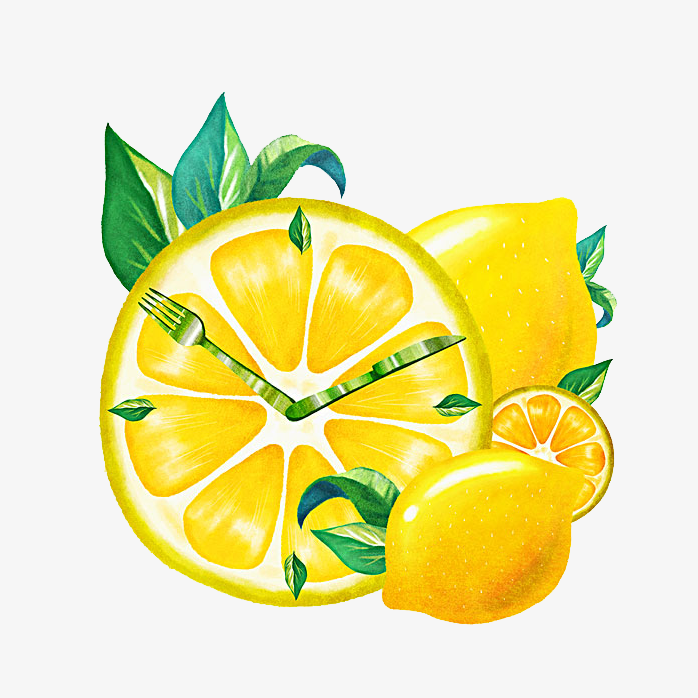 手绘柠檬