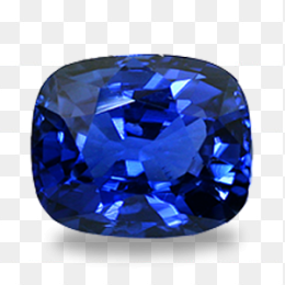 蓝色发光蓝宝石免抠图