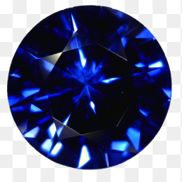 蓝色发光蓝宝石免抠图