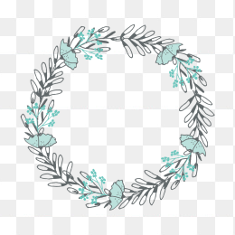 手绘花环