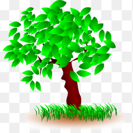 卡通树木