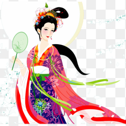 中秋节人物免抠