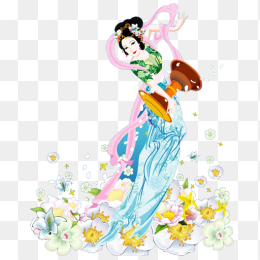 中秋节人物图像