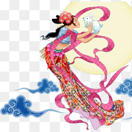 中秋节嫦娥人物素材