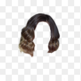 时尚短发头发素材免抠图下载