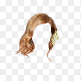 洋气漂亮头发素材免抠图形