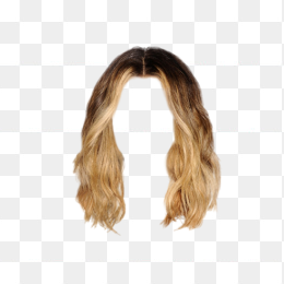 黄色女士发型头发免费下载