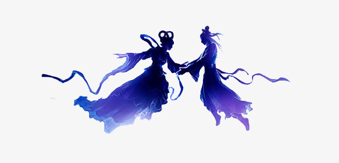 七夕相会素材免抠图