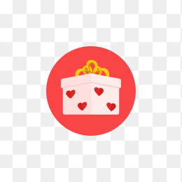 七夕情人节圆形图标