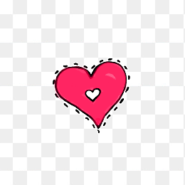 七夕情人节爱心图标