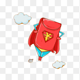 红包超人卡通钱币促销