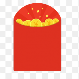 扁平化红包免抠素材