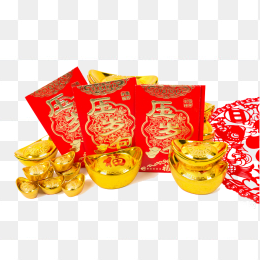 实物金币红包元素免费