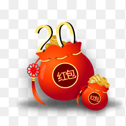 恭喜发财红包元素图