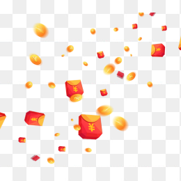 红包图案漂浮免费下载