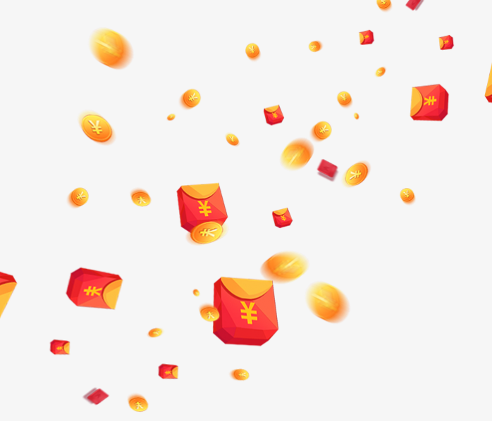 红包图案漂浮免费下载