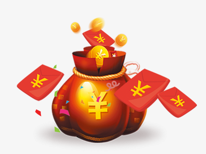 金币大红包元素图象