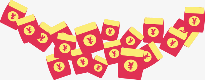 金币大红包元素图案