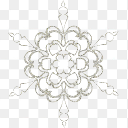 雪花图形花心素材免抠图