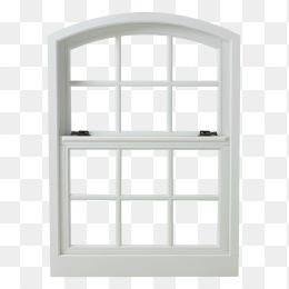 白色家居落地窗免抠图