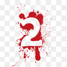 彩色泼墨数字2