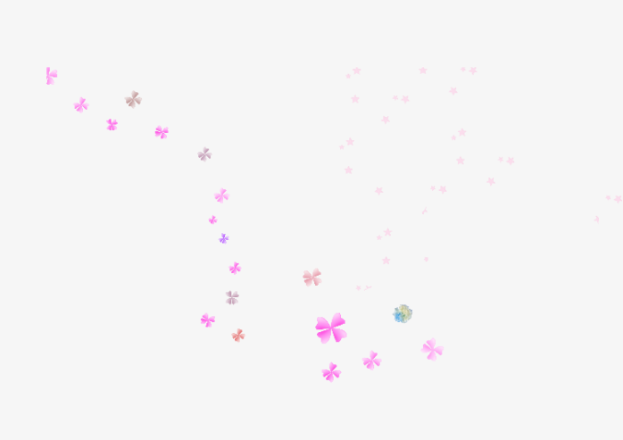 漂浮花边符号素材