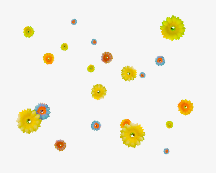菊花点缀漂浮素材下载