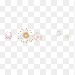 漂浮装饰品点缀素材烟花