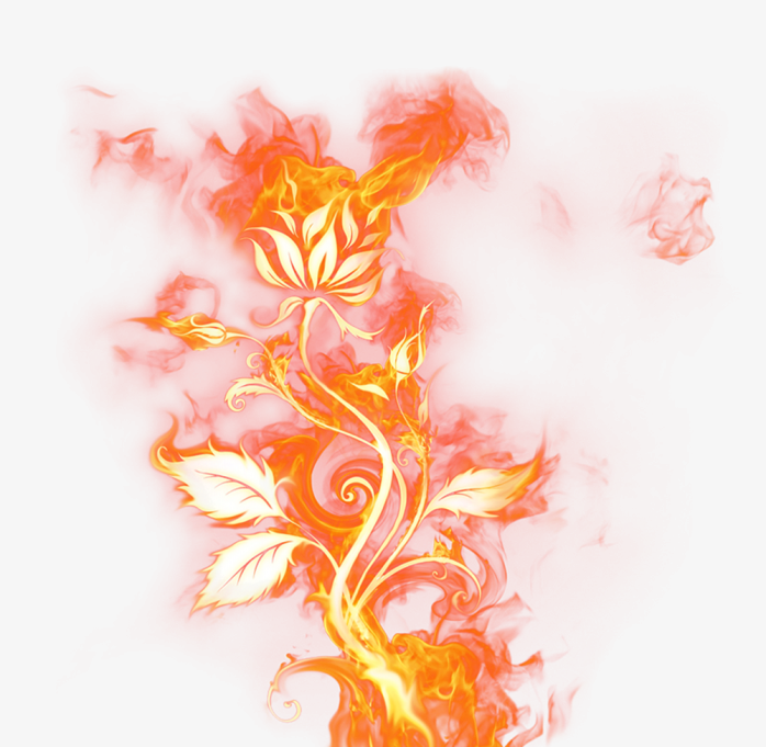 特效火焰免抠素材花