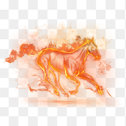 特效火焰免抠素材马