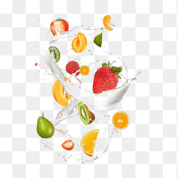 喷溅牛奶健康食品