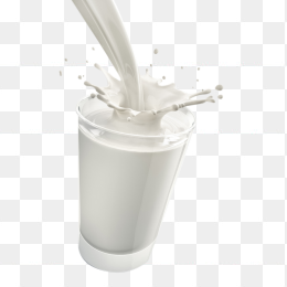 牛奶滴喷溅杯子