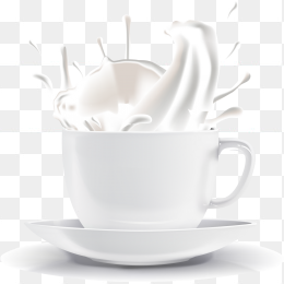 牛奶滴喷溅素材免抠图