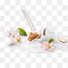 水果荷花牛奶滴喷溅