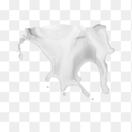 牛奶滴喷溅效果图免抠