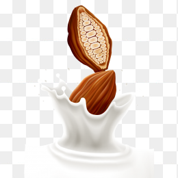 核桃牛奶滴喷溅