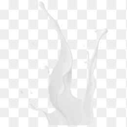 牛奶滴喷溅免抠图案