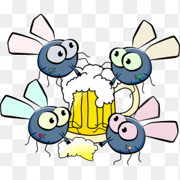 蚊子喝啤酒