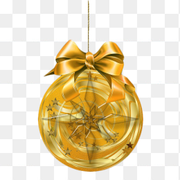 金色圣诞球