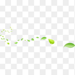 漂浮点缀免抠装饰品叶子