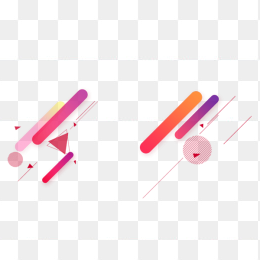 漂浮点缀免抠装饰品几何