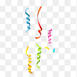 漂浮点缀免抠彩带免费