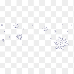 漂浮点缀免抠雪花装饰免费