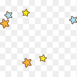 漂浮点缀星星装饰免费